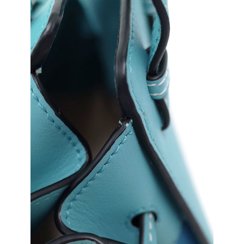 Loewe Hammock Drawstring Mini Bag Light Blue Aqua - image 4